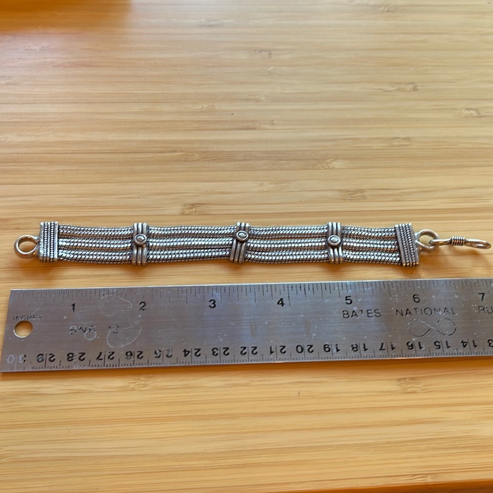 Art Deco Silver Color Bracelet
